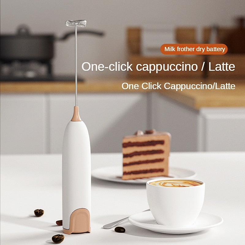 Milk Frother, cappuccino maker! Coffee whipper machine, get Mocha + Latte @  home